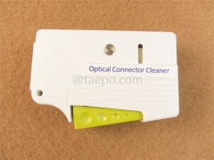 Fiber optic connector cassette tape cleaner pen