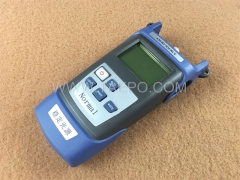 Dual wavelength handheld fiber optic light source used in fiber optic testing