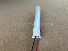 7W 20-80VDC plastic base LED T5 tube light lamp with switch