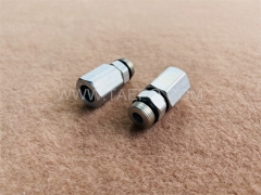 Watrproof RG11 Aluminum Feed-thru connector for CATV