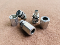 Watrproof RG11 Aluminum Feed-thru connector for CATV