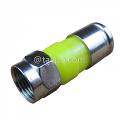 RG6 water proof compression male F type connector for coaxial cable