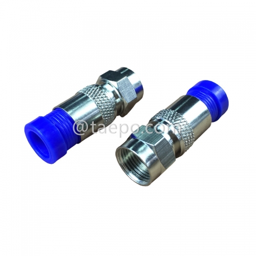 RG6 water proof compression male F connector