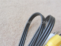 RCA cable with 3 RCA male connector to 3 RCA male connector