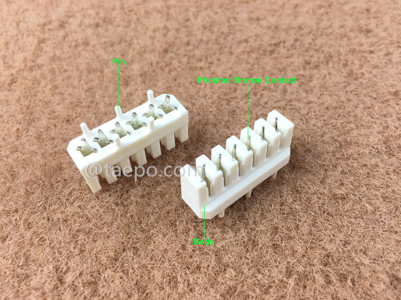 illustration for 6 pins PCB connection module