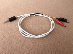 2-pole BRCP connection cord, test plug to alligator clip, 1.5m