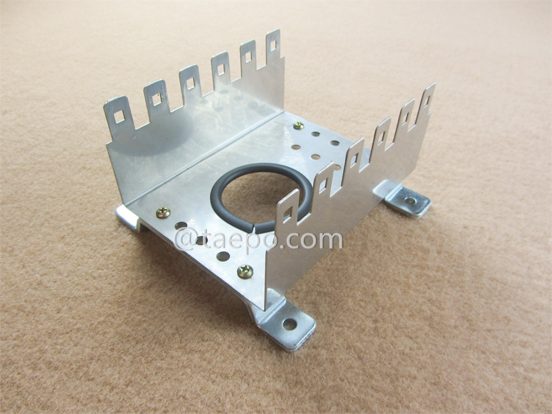 10 pairs LSA back mount frame, 6 ways, narrow bays cable heads 80