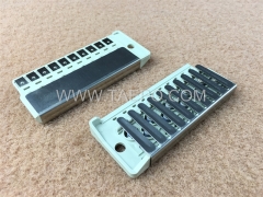 5 pairs over-voltage protection magazine for MDF disconnection block 71 #TP-1401-100, with 2 pole GDT arrester