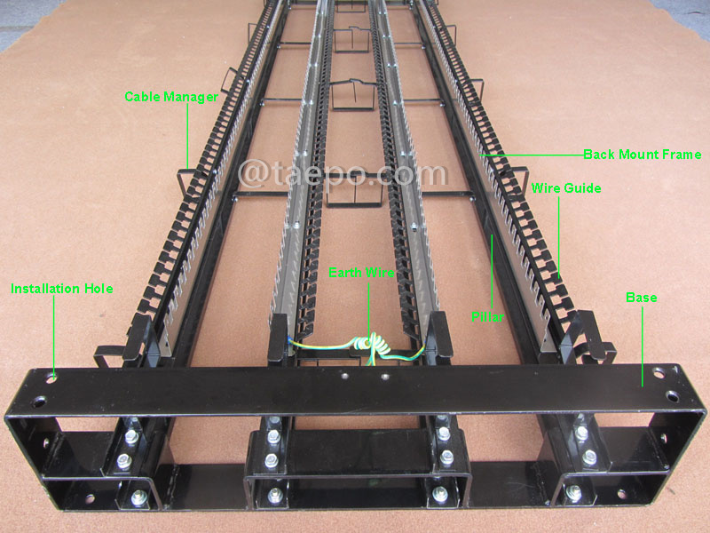 Illustration pictures for Indoor 1400 pairs Intermediate Distribution Frame (IDF) for LSA module