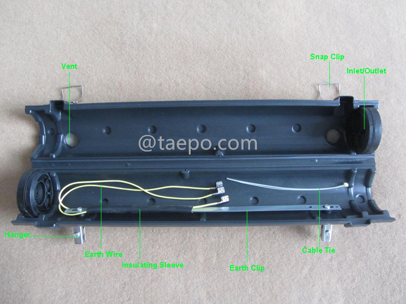 Illustration pictures for 400 pairs Copper aerial closure