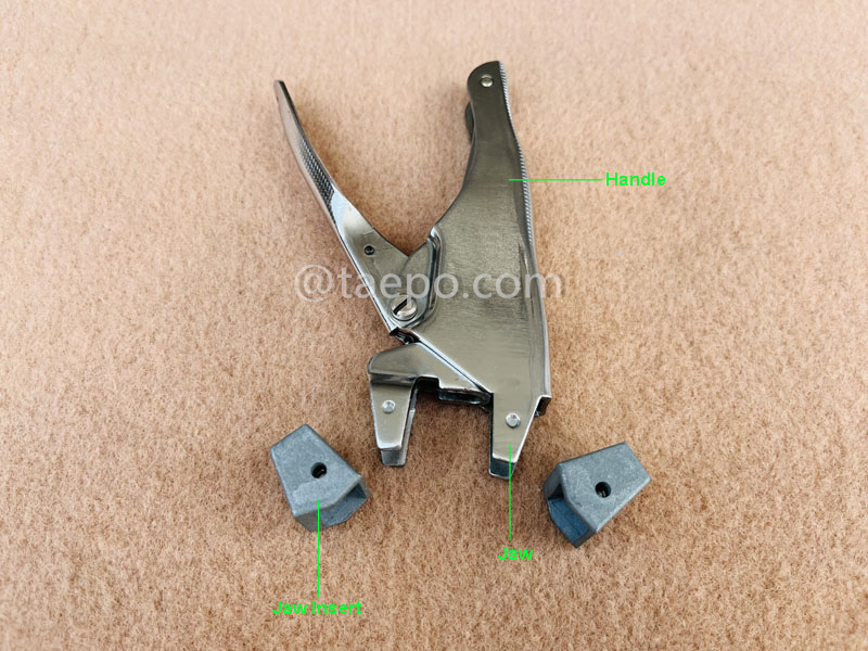 Illustration pictures for Crimping tool for big wire connectors