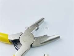 Crimping tool for small wire connectors