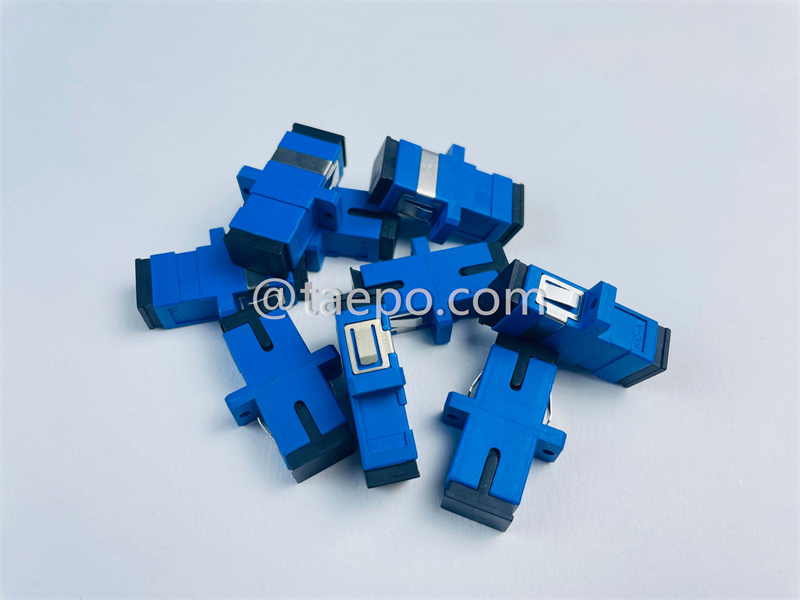 Fiber optic adapter, singlemode, simplex, SC/UPC-SC/UPC