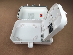 Fiber distribution box (FDB), outdoor, SC, 16 fibers, plastic housing