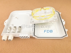 Fiber distribution box (FDB), outdoor, SC, 8 fibers, plastic housing