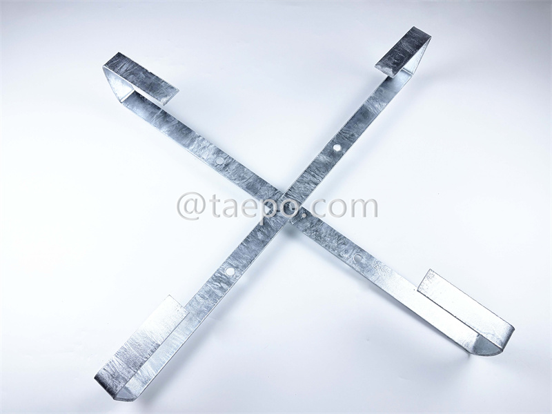 Cable loop holder for poles, 760x38x4mm