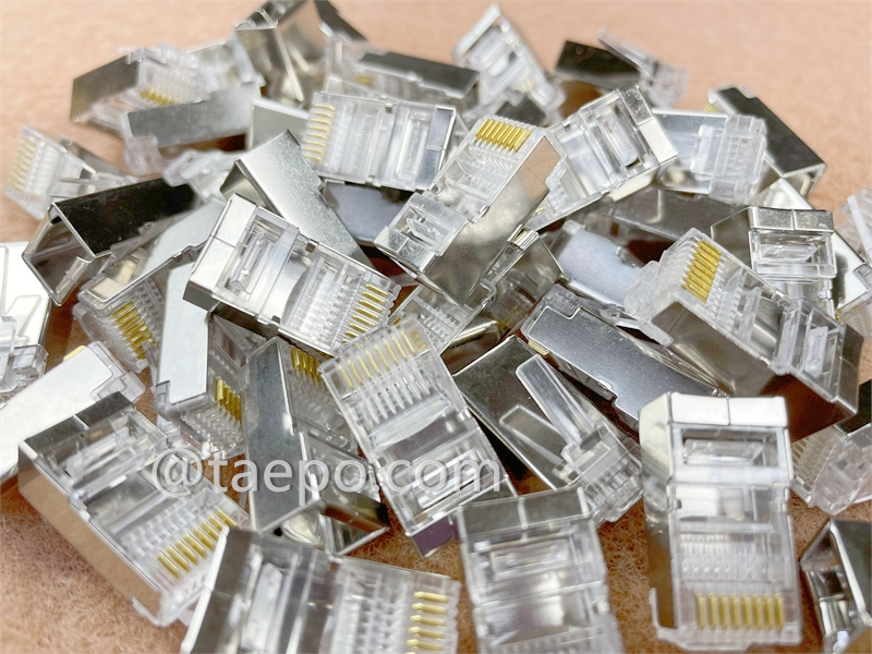 Modular plug, CAT6, RJ45, 8P8C, STP