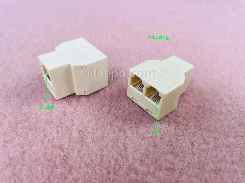 Illustration pictures for Duplex adapter, 6P4C