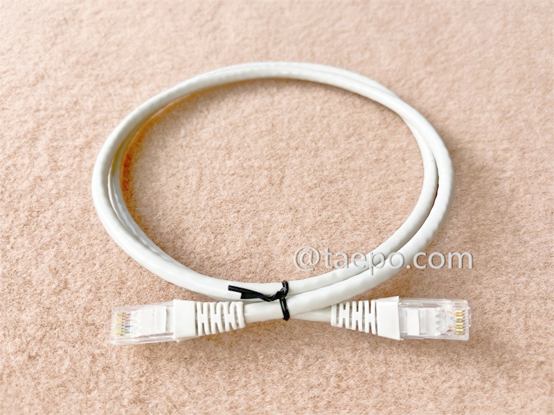 LAN patch cord, CAT6A, UTP, RJ45-RJ45, 1m