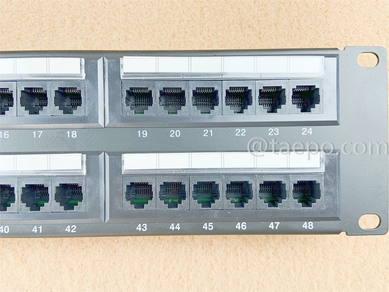 TP-5302-48C6U  48-port patch panel, CAT6, RJ45, UTP, 19