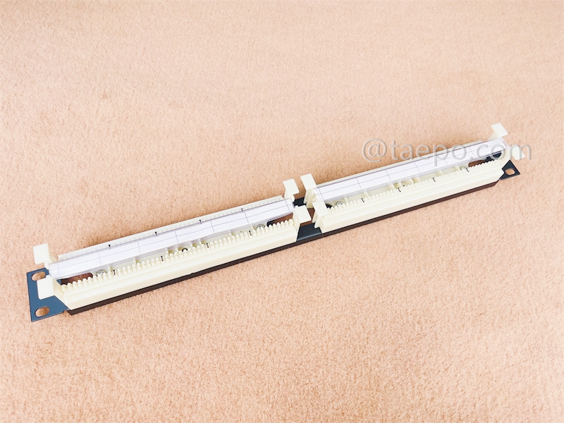 100 pairs 110Connect cross connect rack mount panel, with label,  without connecting blocks