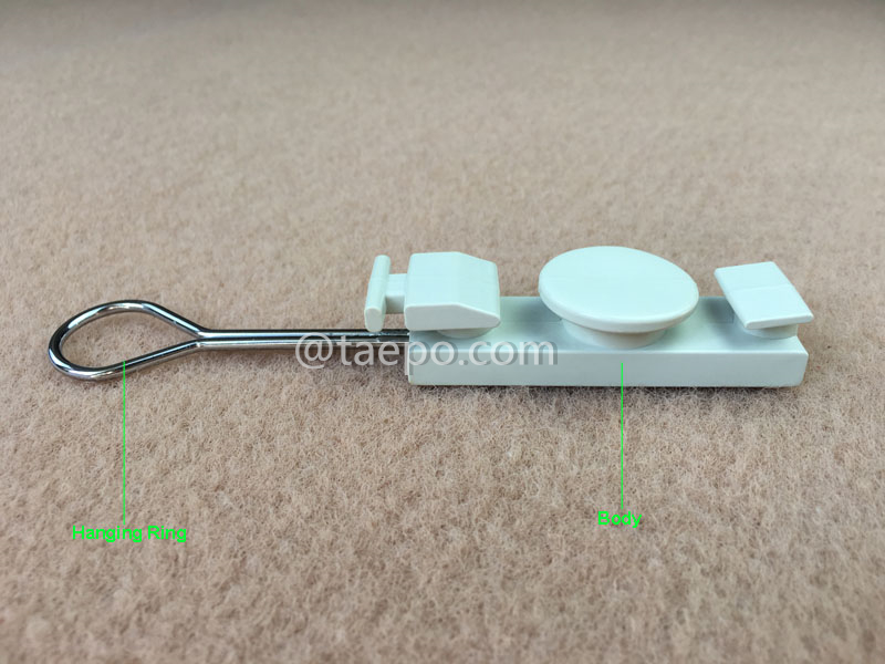 Illustration pictures for FTTH cable holder