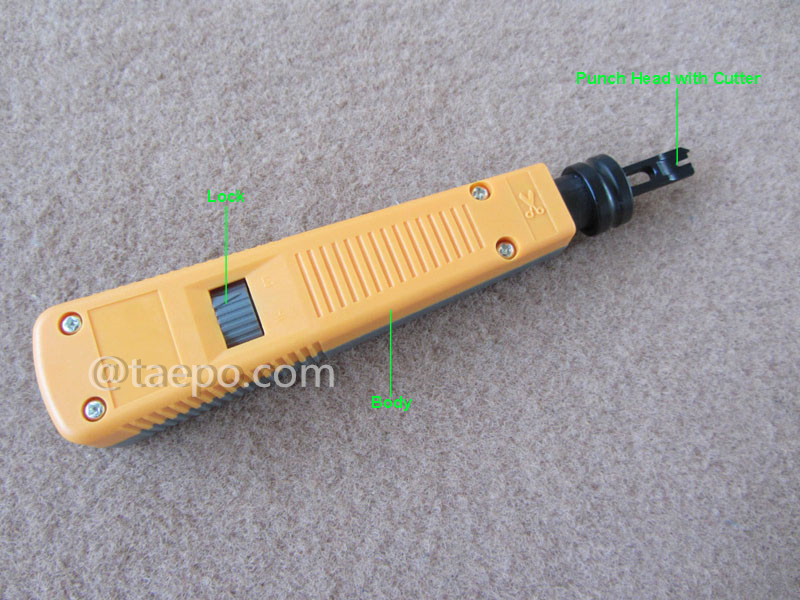 Illustration pictures for Punch down tool, 110 blade
